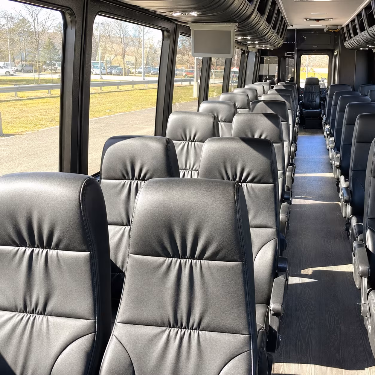25 passenger minibus inside