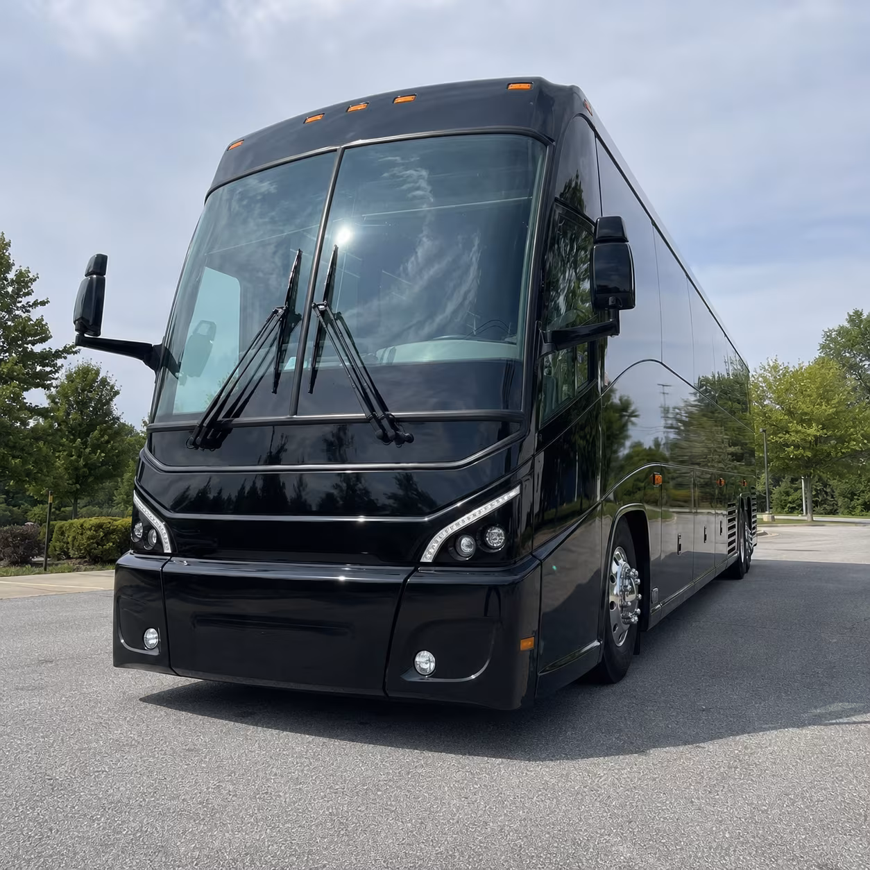 charter bus shuttle service for white sands missile range personnel