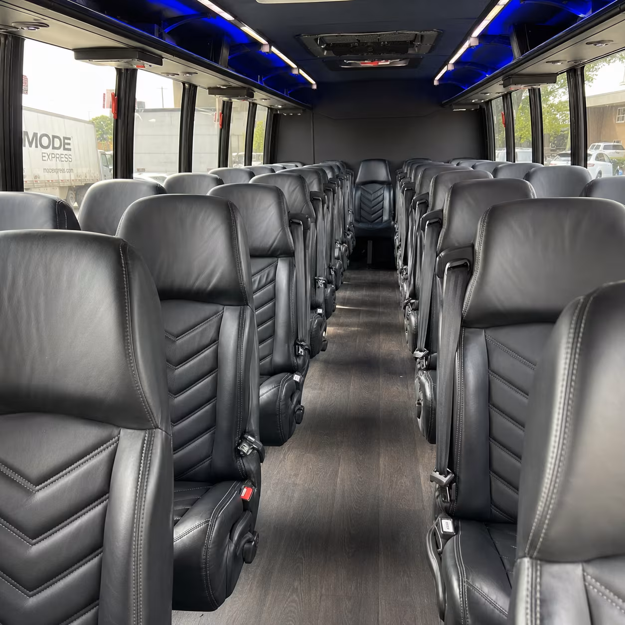 las cruces charter bus interior 2