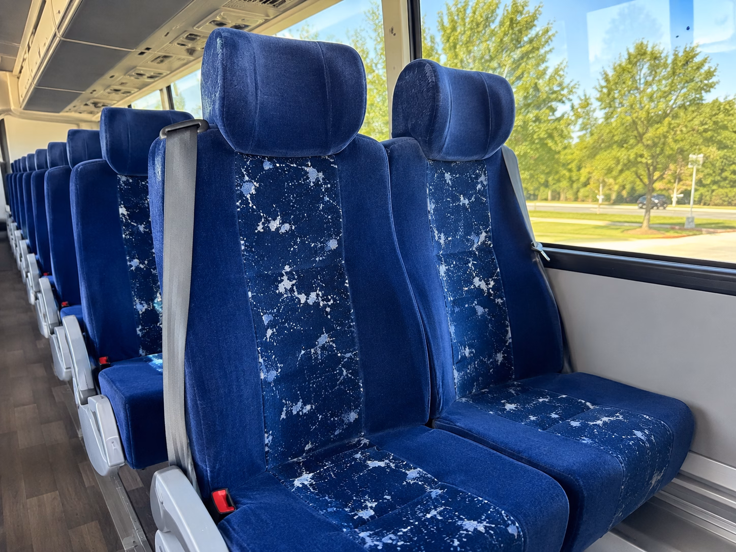 las cruces charter bus rental interior