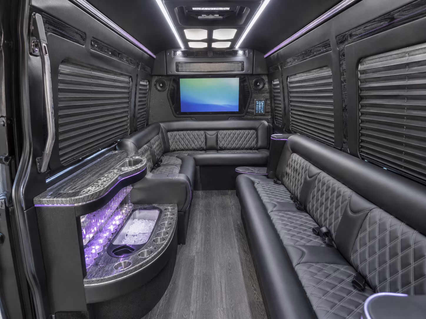 las cruces wedding transportation onboard seating
